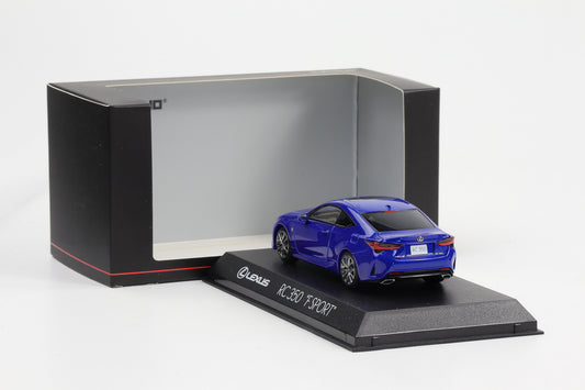 1:43 Kyosho Lexus RC 350 F Sport Heat Blue CL. Diecast