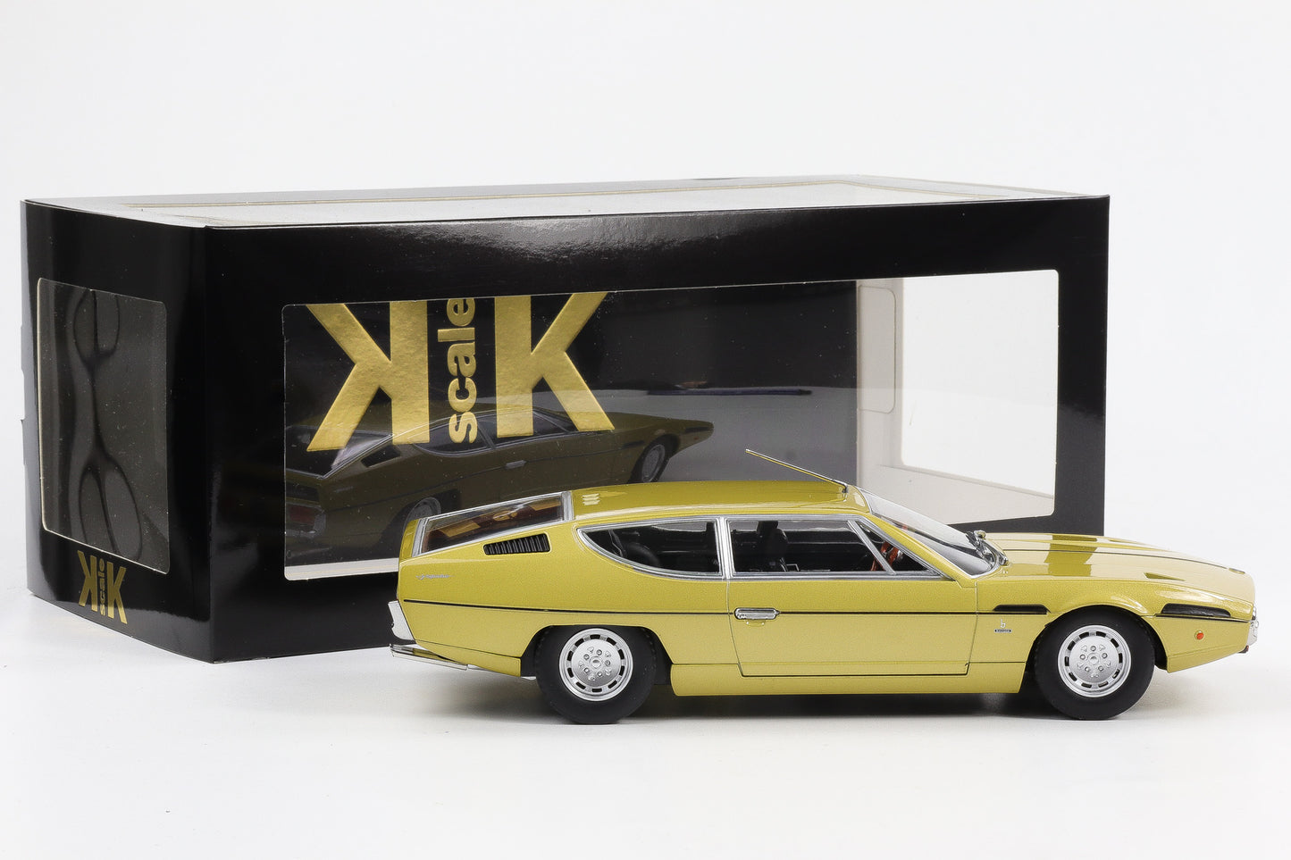 1:18 KK-Scale Lamborghini Espada S2 Coupe 1970 V12 Bertone goldmetallic diecast