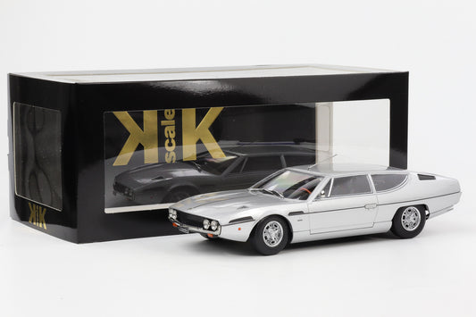 1:18 KK-Scale Lamborghini Espada S2 Coupe 1970 V12 Bertone silber diecast