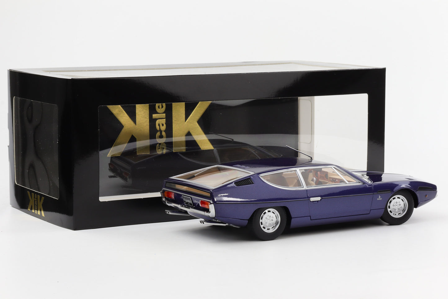 1:18 KK-Scale Lamborghini Espada S2 Coupe 1970 V12 Bertone darkblue-metallic diecast