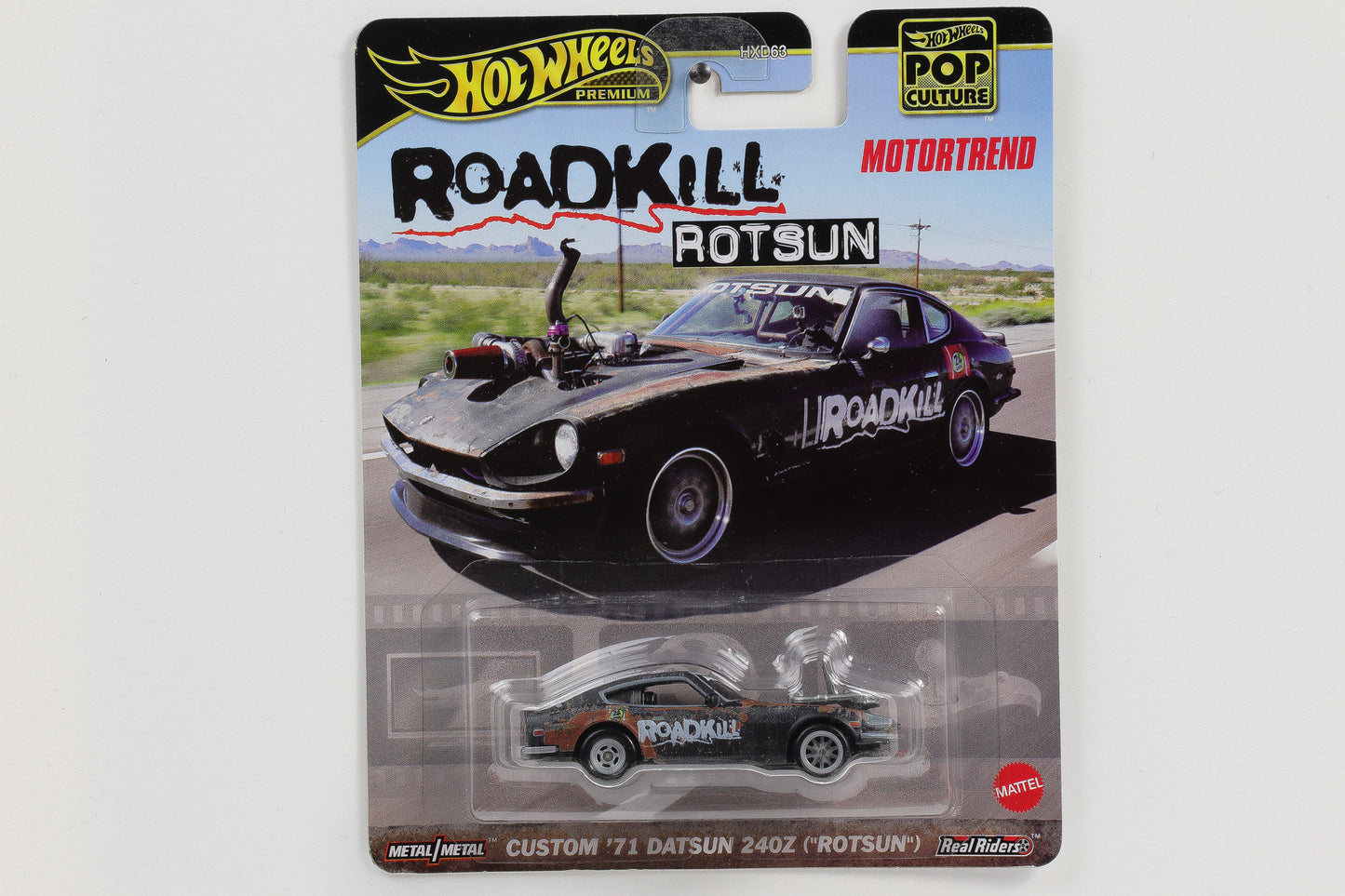 1:64 Hot Wheels 1971 Datsun 240Z Custom 1971 Rotsun Roadkill Pop Culture
