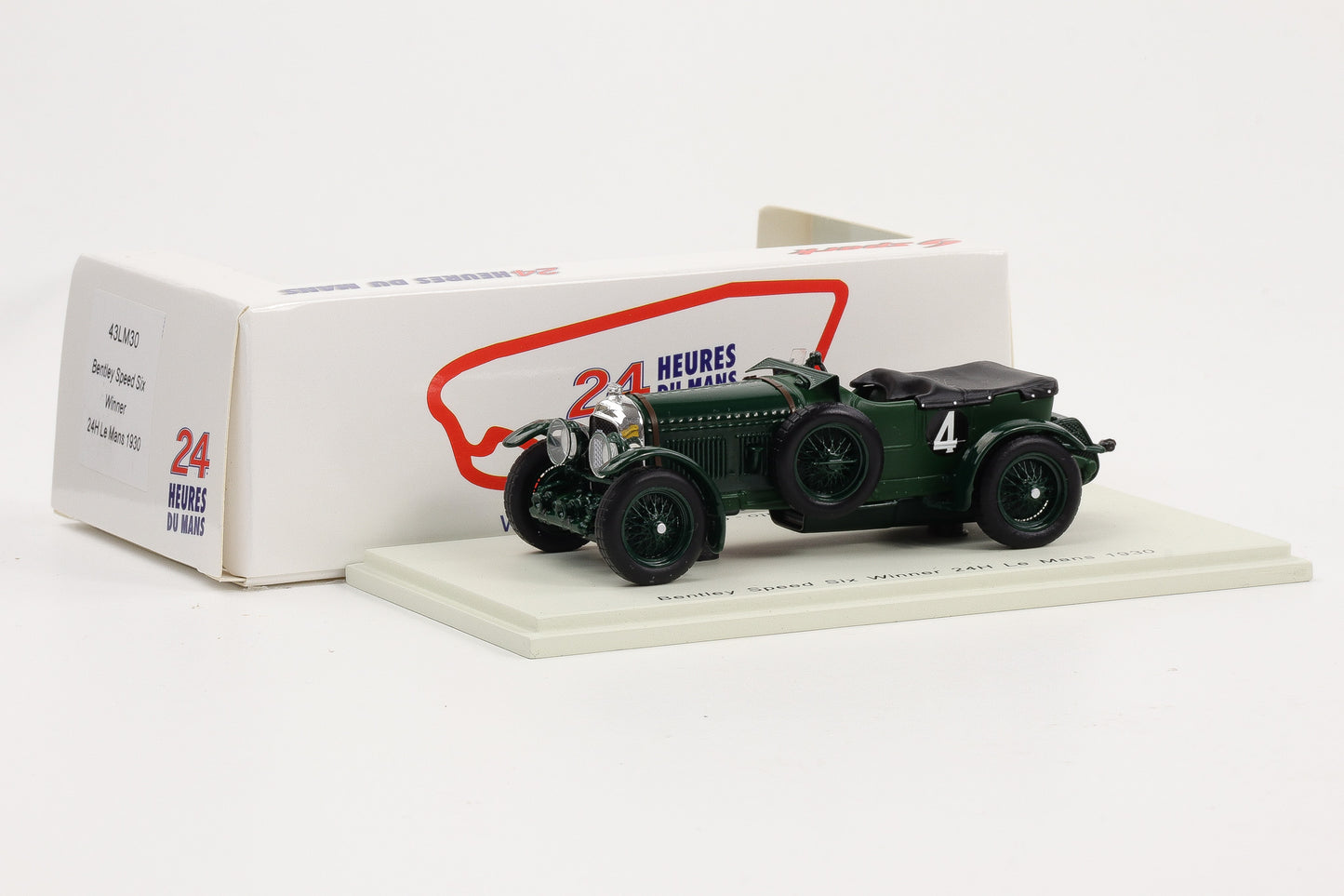 1:43 Spark Bentley Speed Six #4 Winner 24h Le Mans 1930 43LM30