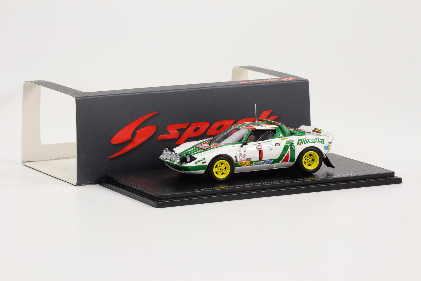 1:43 Spark Lancia Stratos HF #1 Munari Maiga Winner Rally Monte Carlo 1977