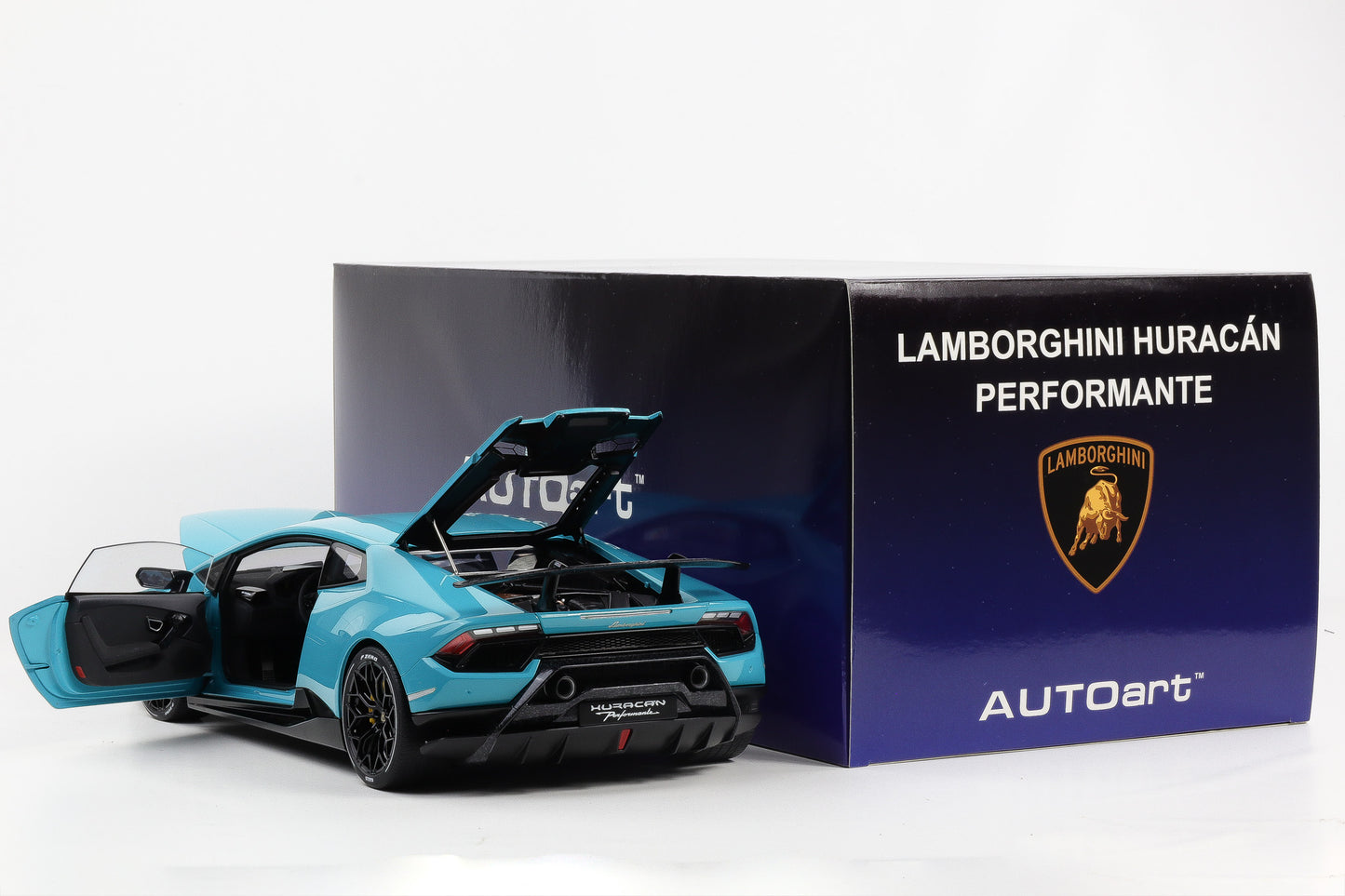 1:12 AUTOart Lamborghini Huracan Performante 2017 Blu Glauco solid blue 12077