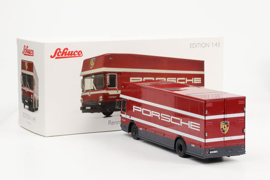 1:43 Porsche Mercedes-Benz Renntransporter LKW Truck O317 Schuco diecast