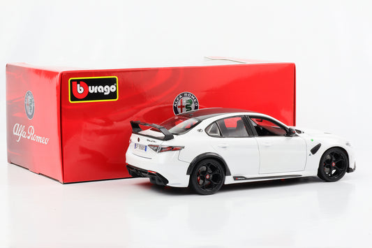 1:18 BBURAGO Alfa Romeo Giulia GTAm 2020 Bianco Trofeo white (Kopie)