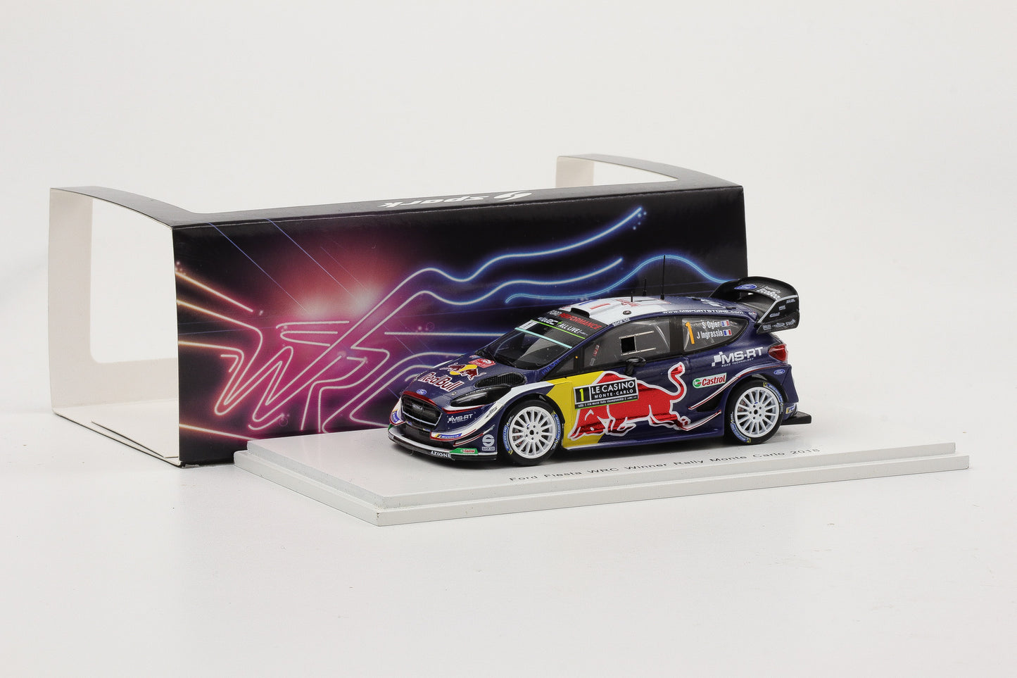 1:43 Spark Ford Fiesta WRC #1 Red Bull Winner Rally Monte Carlo 2018 S5951