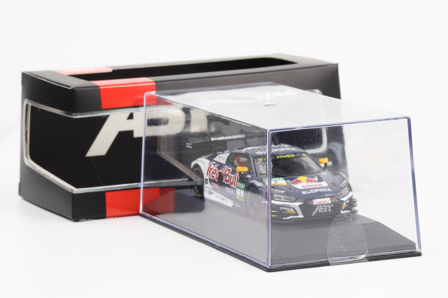 1:43 IXO Audi R8 LMS GT3 Evo II #7 DTM 2024 Ricardo Feller ABT Red Bull