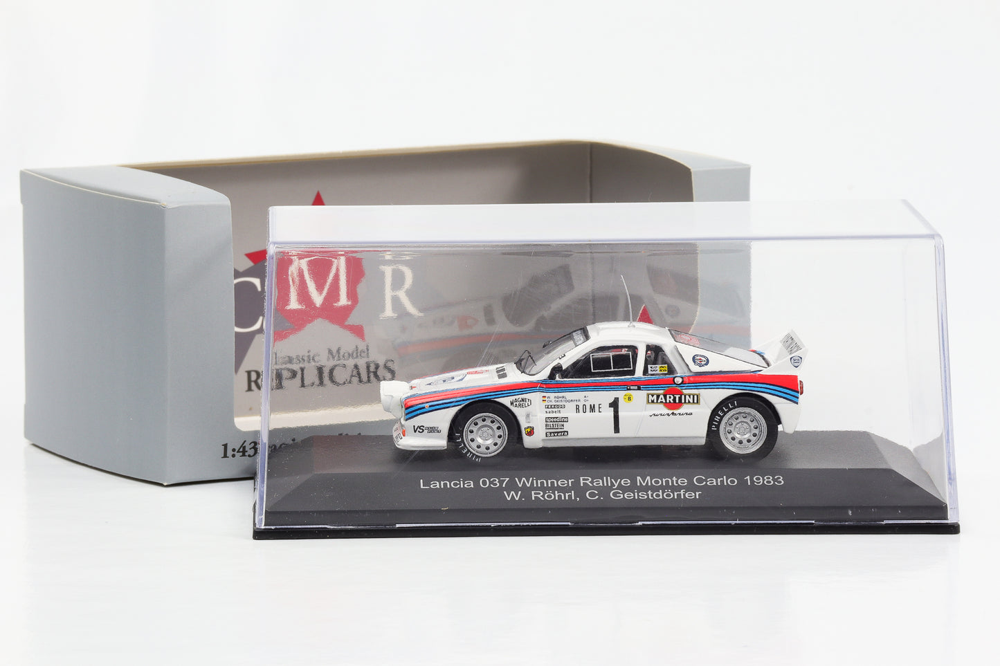 1:43 Lancia 037 Winner Rallye Monte Carlo 1983 Röhrl Geistdörfer CMR diecast
