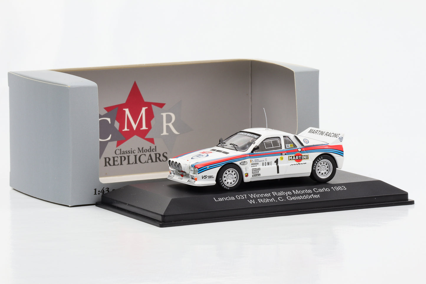 1:43 Lancia 037 Winner Rallye Monte Carlo 1983 Röhrl Geistdörfer CMR diecast