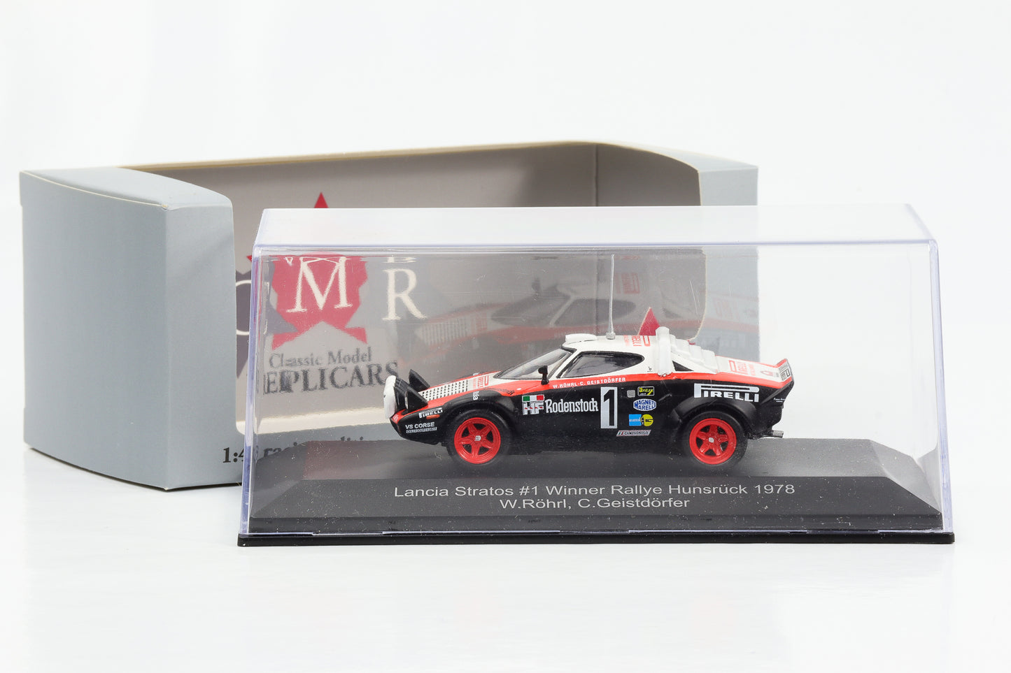 1:43 Lancia Stratos #1 Winner Hunsrück Rally 1978 Röhrl Geistdörfer CMR diecast