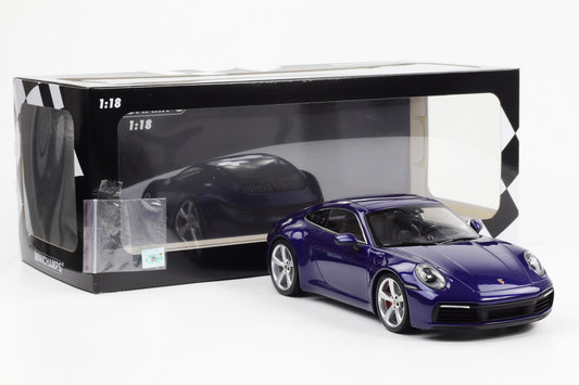 1:18 Minichamps Porsche 911 992 Carrera 4S 2019 Enzianblau-metallic Film Bad Boys