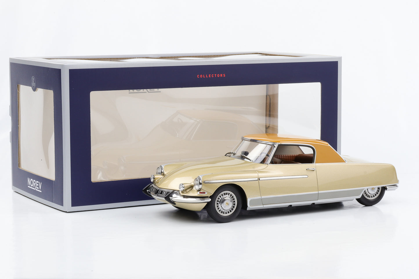 1:18 Citroen DS 19 Le Dandy 1964 beige metallic brown Norev 181741