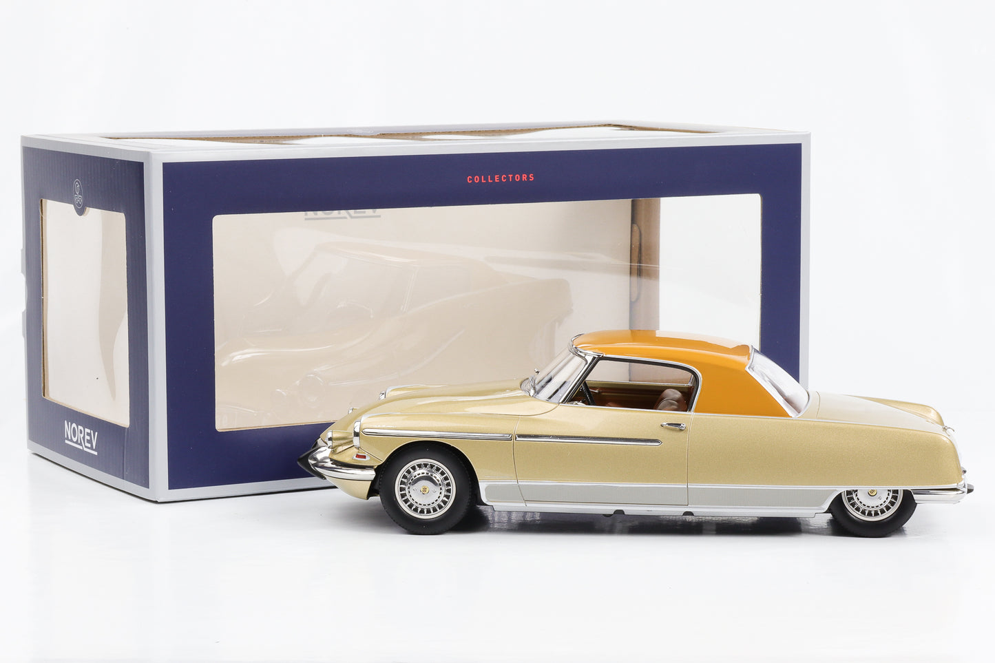 1:18 Citroen DS 19 Le Dandy 1964 beige metallic brown Norev 181741