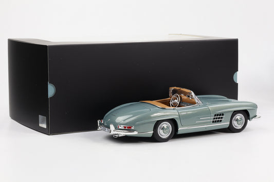 1:18 Norev Mercedes-Benz 300 SL Roadster W 198 II 1957-63 Hellgrün Dealer