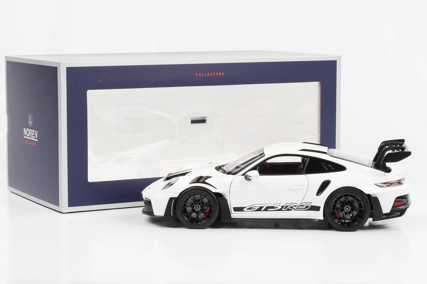 1:18 Porsche 911 992 II GT3 RS 2022 blanco con llantas negras Norev 187361