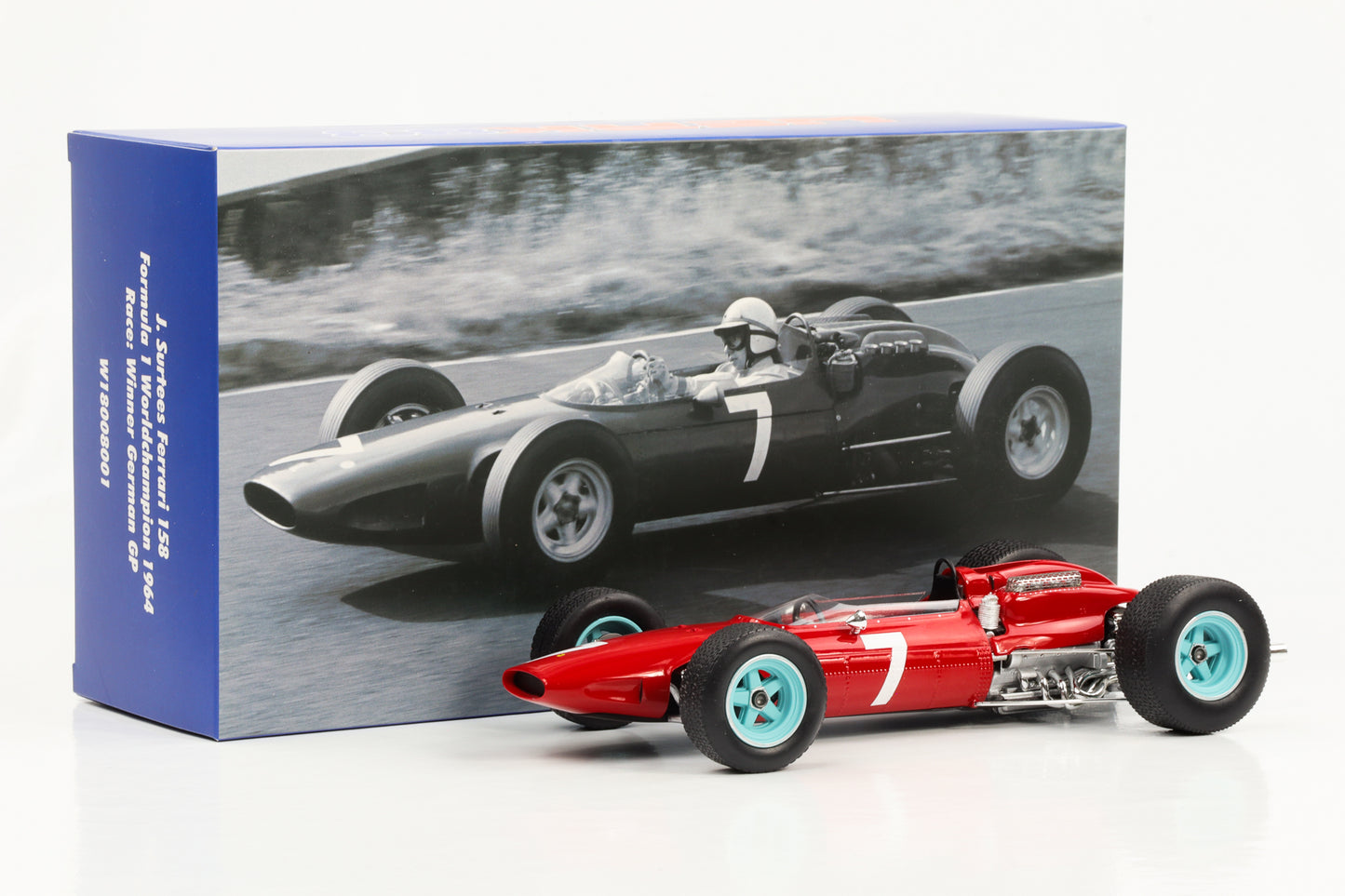 1:18 Ferrari 158 F1 #7 Surtees Worldchampion 1964 Winner German GP Werk83