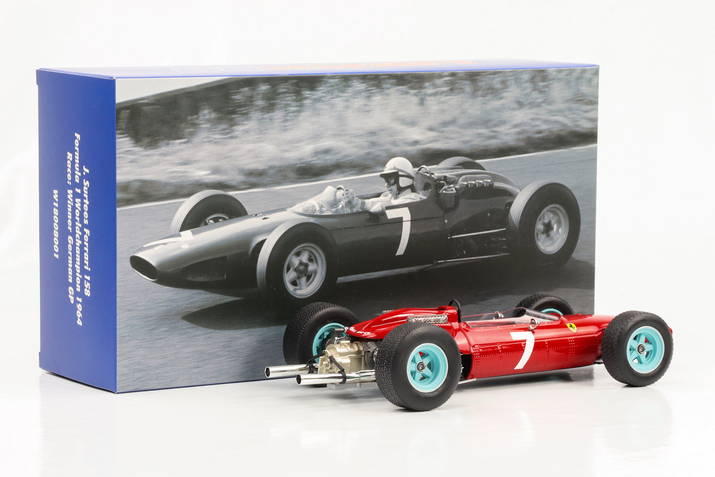 1:18 Ferrari 158 F1 #7 Surtees Worldchampion 1964 Winner German GP Werk83