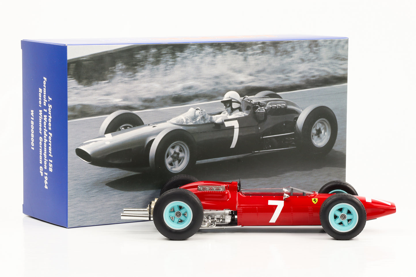 1:18 Ferrari 158 F1 #7 Surtees Worldchampion 1964 Winner German GP Werk83
