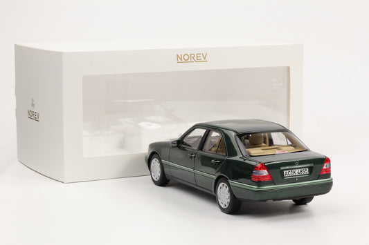 1:18 Mercedes-Benz C 200 W202 Limousine 1993 Malachit green metallic Norev