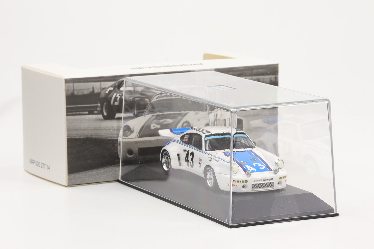 1:43 Spark Porsche 911 Carrera RSR #43 24h Daytona 1977 Winner MAP Museum