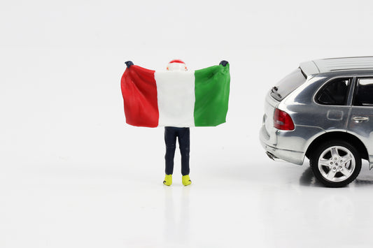 1:43 F1 Figur Sergio Perez mit mexikanischer Flagge Formel 1 Cartrix CT068 41mm