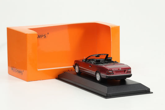 1:43 Minichamps Mercedes-Benz 300 CE-24 Cabriolet 1991 metallic rot Maxichamps