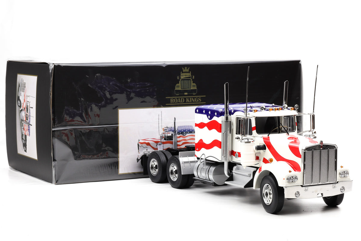 1:18 Kenworth W900 B Sattelzugmaschine "Stars & Stripes" Road Kings