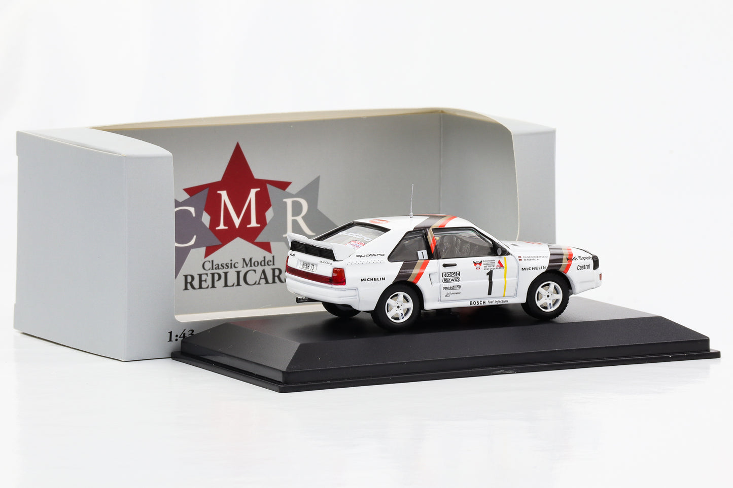 1:43 Audi Sport Quattro #1 3 Städte Rallye 1984 Röhrl Geistdörfer CMR