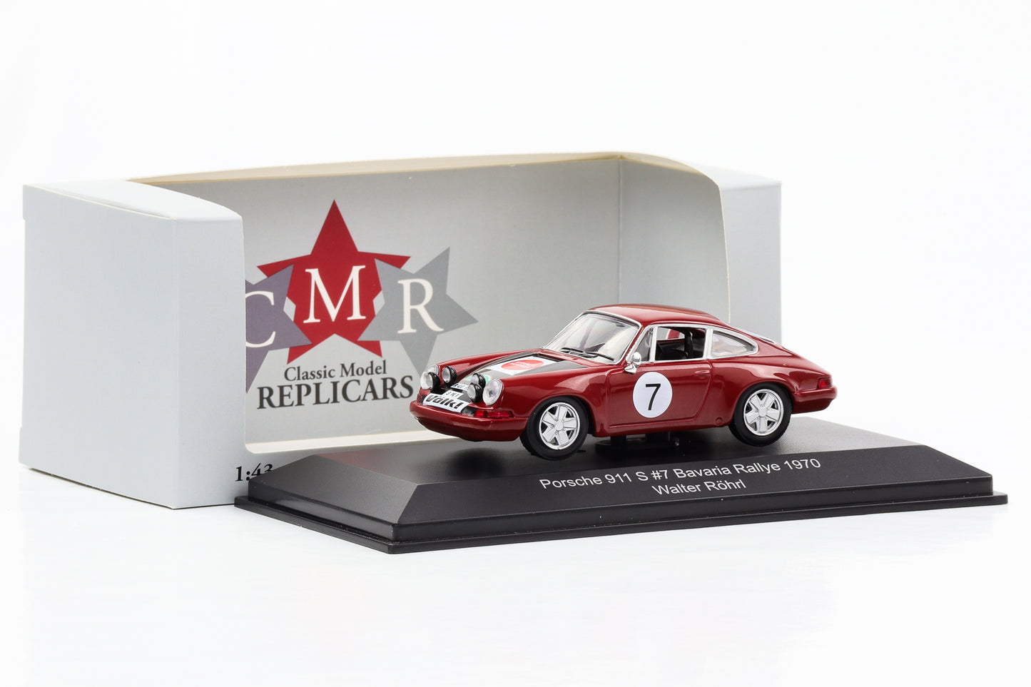 1:43 Porsche 911 S #7 Bavaria Rallye 1970 Walter Röhrl CMR