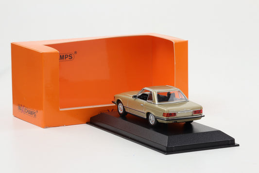 1:43 Minichamps Mercedes-Benz 350 SL Hardtop 1974 gold Maxichamps