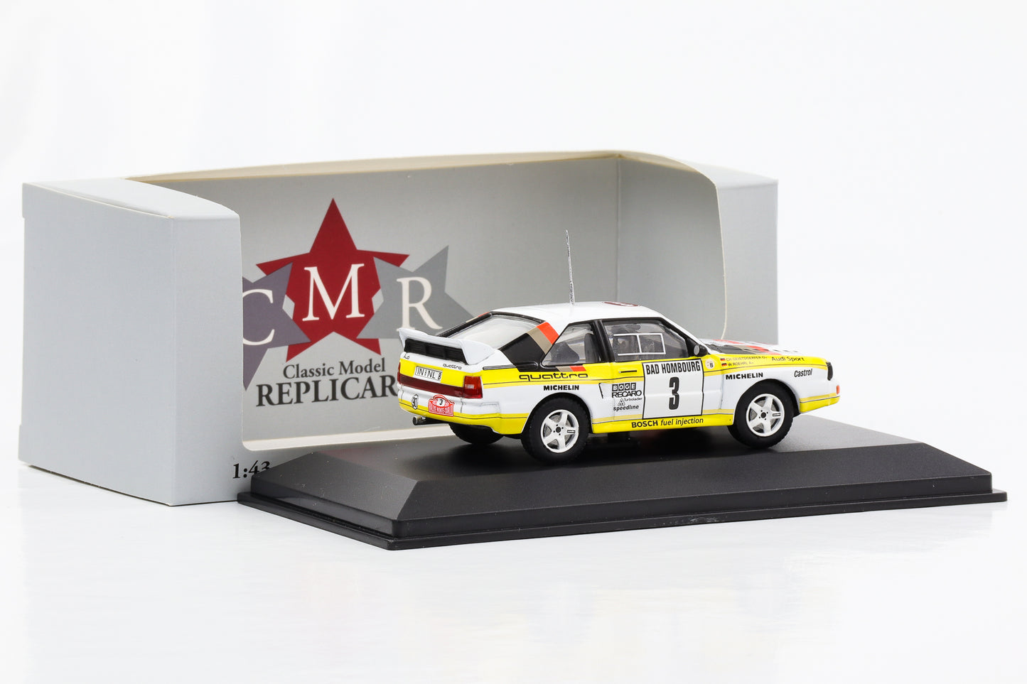 1:43 Audi Sport Quattro #3 Rallye Monte-Carlo 1985 Röhrl Geistdörfer CMR