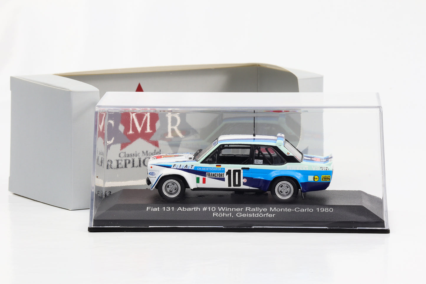 1:43 Fiat 131 Abarth #10 Winner Rallye Monte-Carlo 1980 Röhrl Geistdörfer CMR