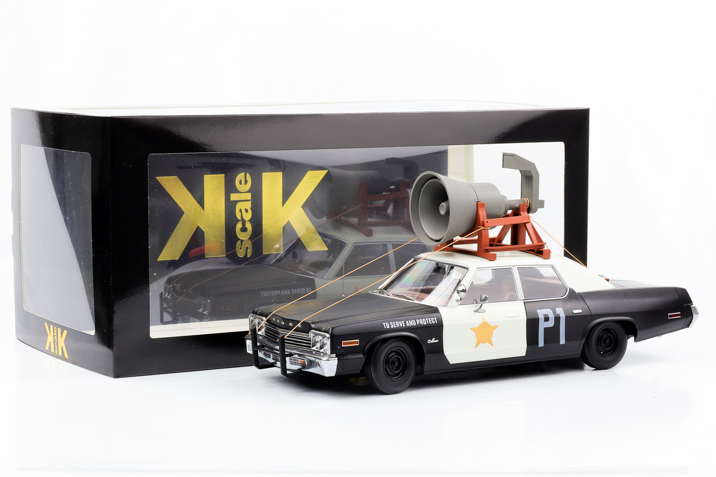 1:18 Dodge Monaco 1974 Bluesmobile Blues Brothers Movie KK-Scale diecast