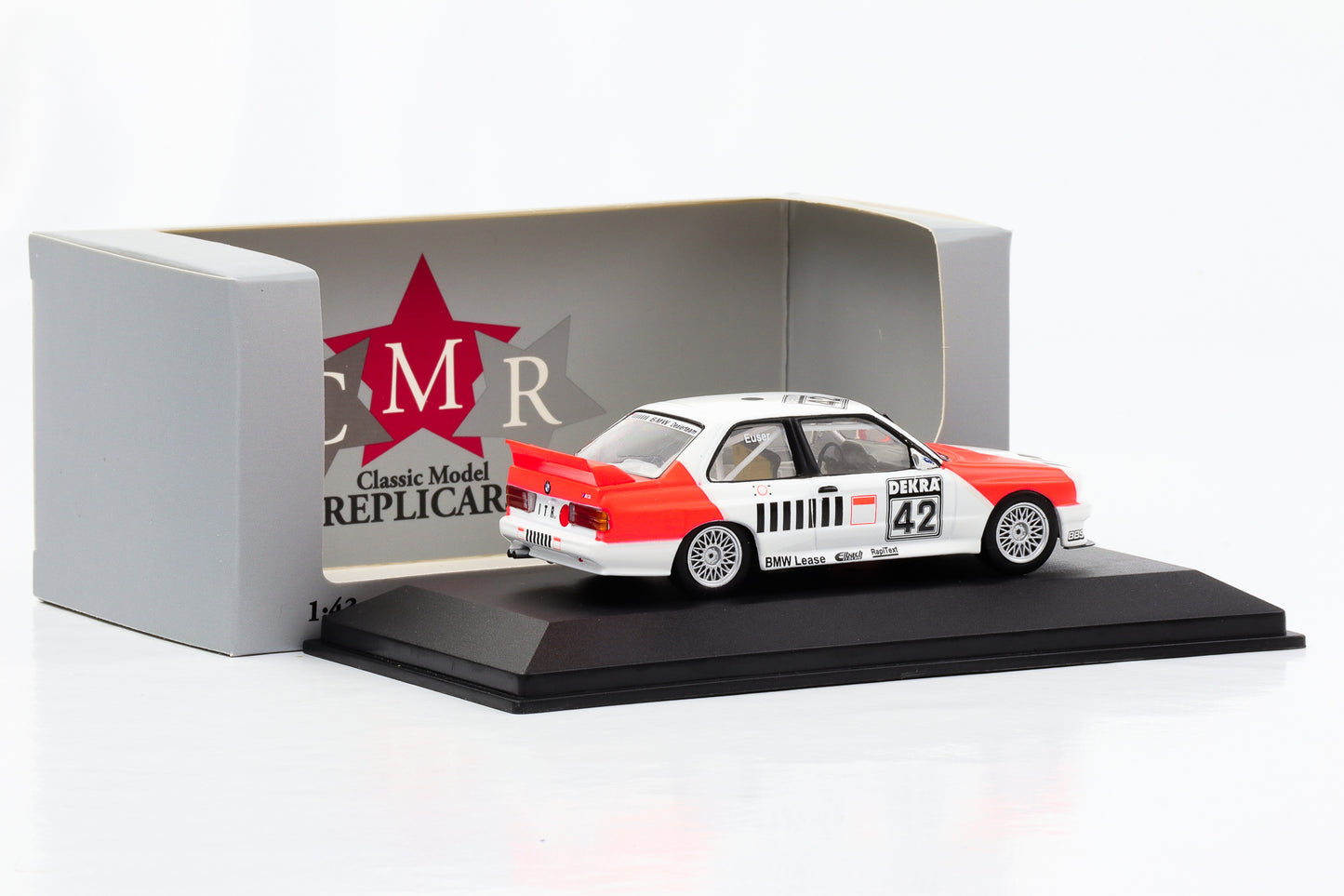 1:43 BMW M3 E30 #42 DTM 1991 Cor Euser CMR