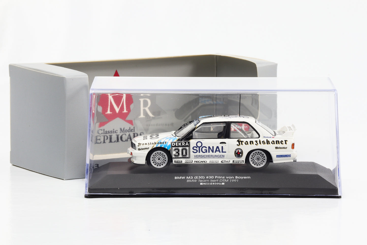 1:43 BMW M3 E30 #30 DTM 1991 Leopold Prinz von Bayern CMR