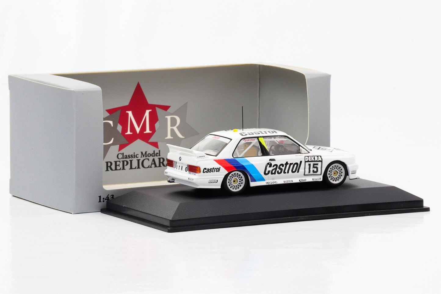 1:43 BMW M3 E30 #15 DTM 1991 Dieter Quester CMR
