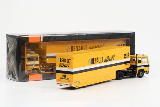 1:43 IXO Berliet 350 TR350 LKW Renntransporter Renault Sport