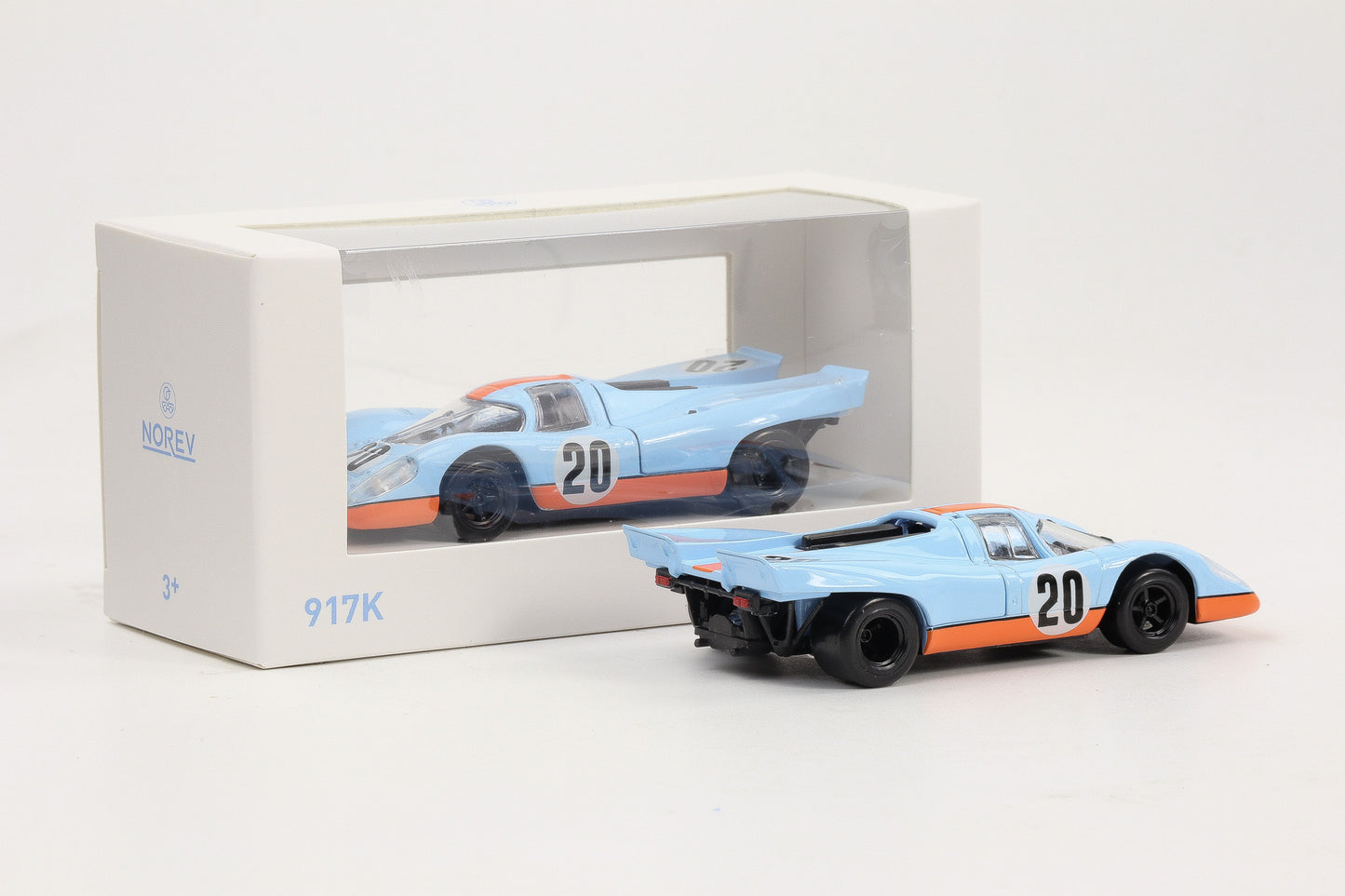1:43 Jet Car Norev Porsche 917K #20 24H Le Mans Movie 1970 Gulf 750067