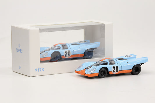 1:43 Jet Car Norev Porsche 917K #20 24H Le Mans Movie 1970 Gulf 750067