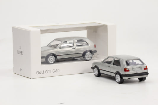 1:43 VW Golf II GTI G60 Volkswagen silber Jet Car Norev diecast 840066