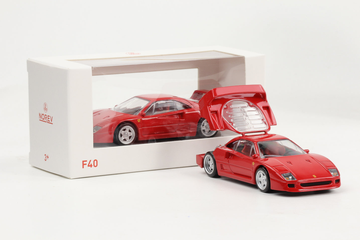 1:43 Jet Car Norev Ferrari F40 rot 1987 diecast 730001