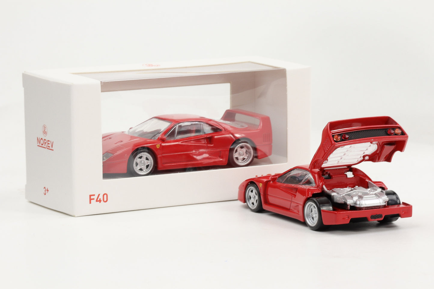 1:43 Jet Car Norev Ferrari F40 rot 1987 diecast 730001