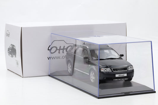 1:18 OTTO mobile Audi A6 C6 2.7T All Road Black 2000 OT1189 + Vitrine