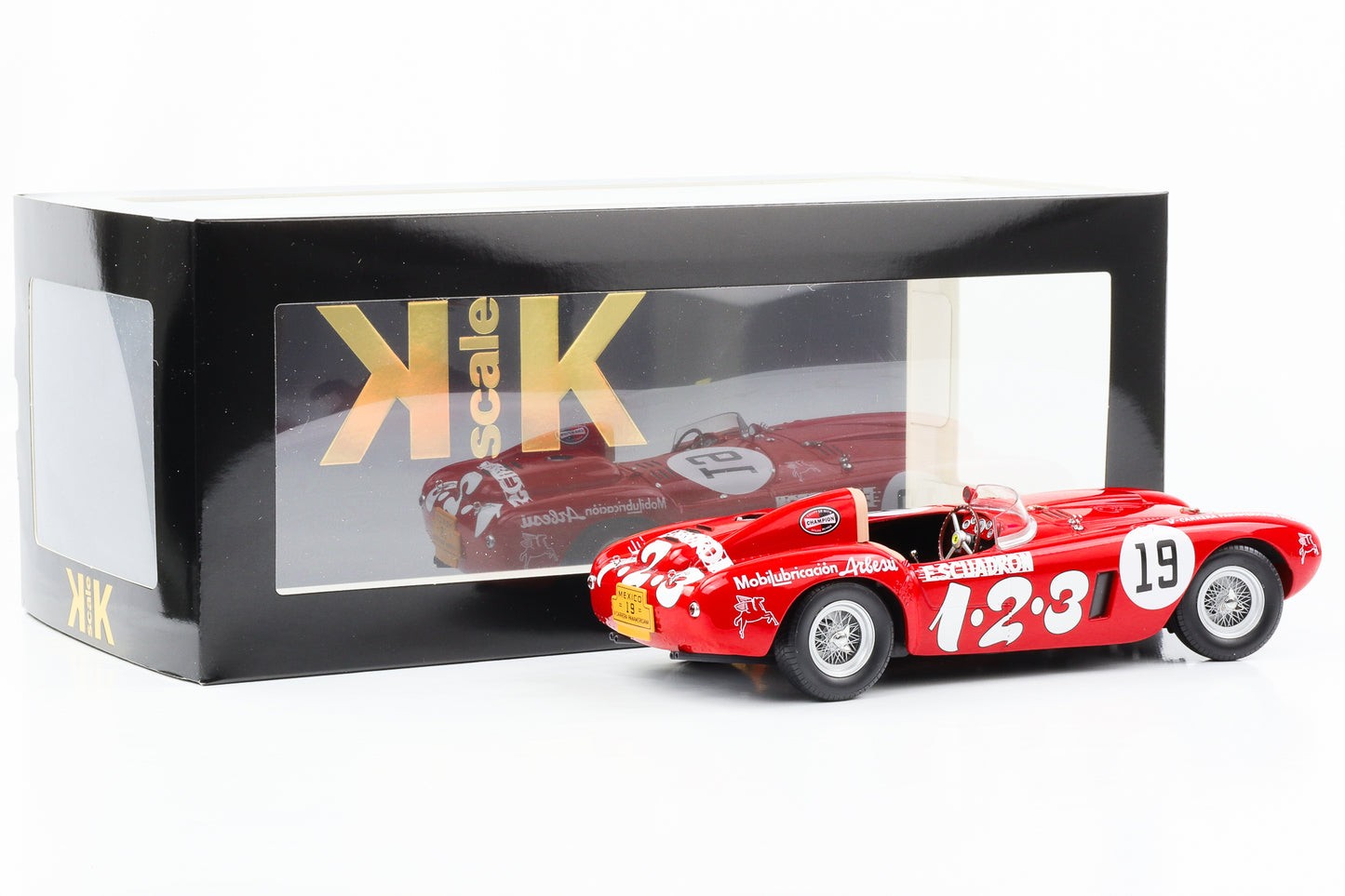 1:18 Ferrari 375 Plus #19 Sieger Carrera Panamericana 1954 Maglioli KK Scale