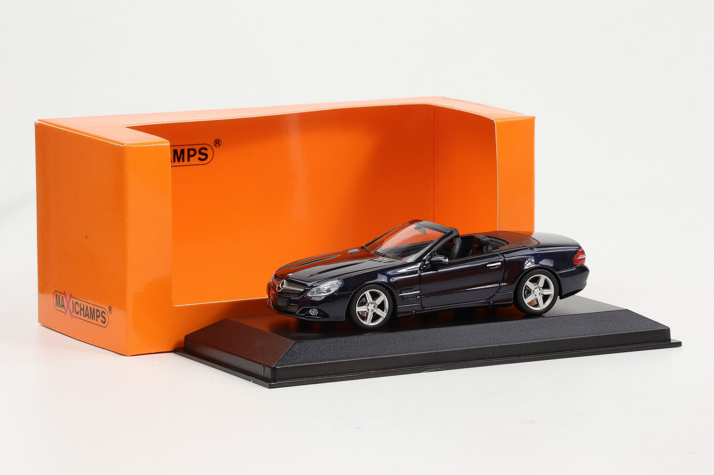 1:43 Minichamps Mercedes-Benz SL-Klasse R230 2008 blau metallic Maxichamps
