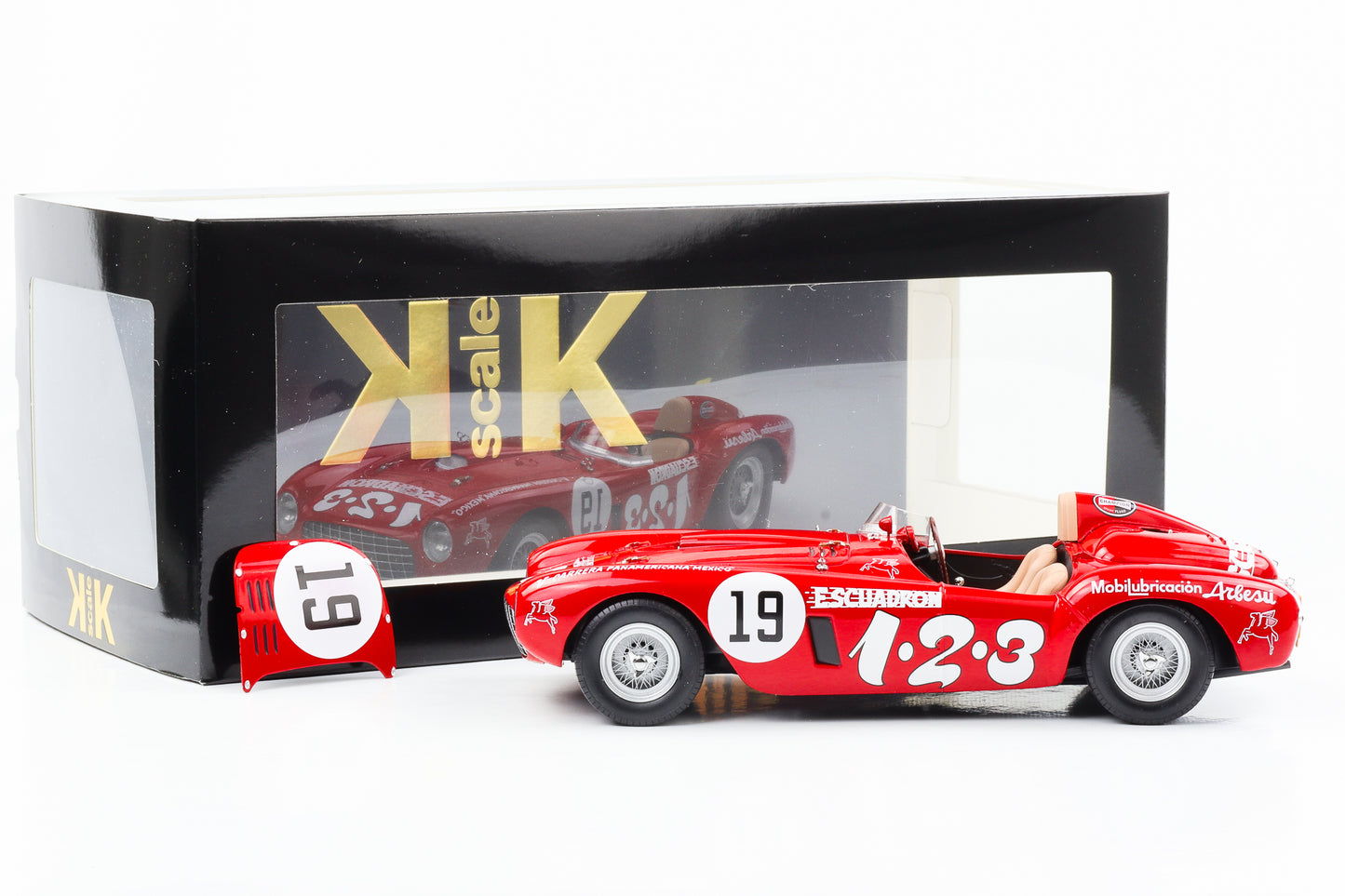 1:18 Ferrari 375 Plus #19 Sieger Carrera Panamericana 1954 Maglioli KK Scale