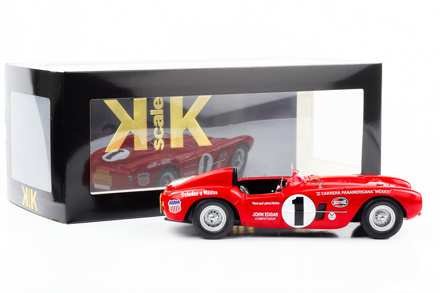 1:18 Ferrari 375 Plus #1 Carrera Panamericana 1954 McAfee Robinson KK Scale