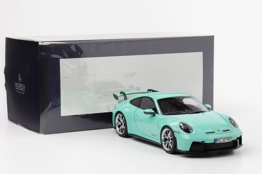 1:18 Norev Porsche 911 992 GT3 2021 mint green Norev 187316 limited 400 pcs