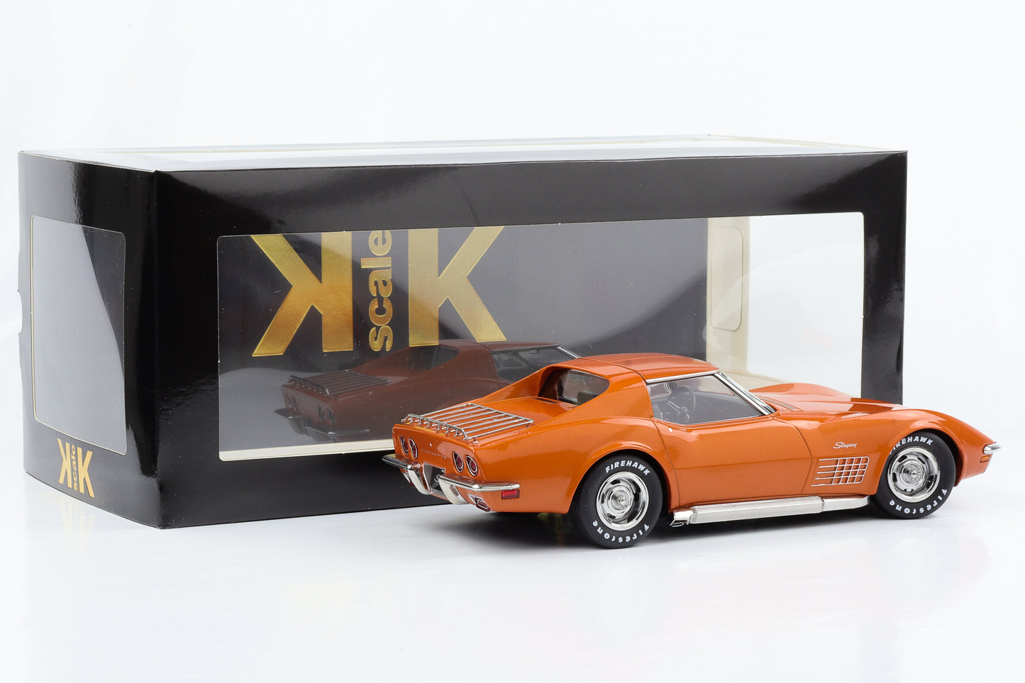 1:18 Chevrolet Corvette C3 Stingray Targa 1972 orange metallic KK-Scale